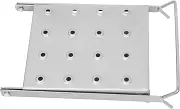 Uonlytech Folding Ladder Tool Tray Portable Work Platform for Ladders Iron Storage Shelf Anti- Design for Professionals and Projects