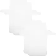 AKOOSY 4pcs Sheets Plastic Mesh Plastic Stitching Canvas Plastic Embroidery Mesh Cross Stitch Accessories Mesh Plastic Canvas Kit Knitting Bag Plastic Canvas for Crafts White