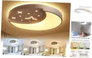 12 Inch Ceiling Light Fixtures, Creative Moon & 12 Inch - Moon & Star Theme