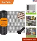 Black Plastic Wire Mesh Fence Roll, 35.4IN x 50FT Plastic Chicken Wire Mesh F...