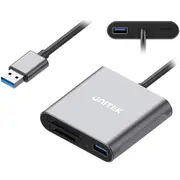 UNITEK R1011A USB3.2 XQD SD TF Card Reader with Wide Compatibility Plug & Play