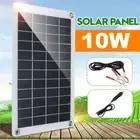 10W Solar Panel 12V Battery Power Charger For Car RV Boat Trailer Camper