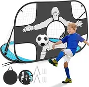 Xisiciao Soccer Goals, Portable Soccer Rebounder Net, 120x80x80 CM Rebounder Soccer, for Volley, Passing, and Solo Training