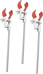 TOKIDNY 3pcs Universal Clip Incubator Rod Holder Test Tube Holder Universal Clips Lab Gadgets Portable Chemistry Beaker Flask Funnel Shaker Wire Clamp Tumbler Bar Beakers Steel