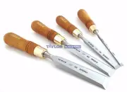 Narex Premium 4 piece Chisels set 6 (1/4"), 12 (1/2"), 20 (3/4"), 26 (1") mm