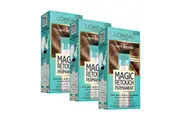 3 x L'Oreal Paris Magic Retouch Permanent Hair Colour - 6 Light Brown