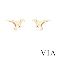 在飛比找momo購物網優惠-【VIA】白鋼耳釘 白鋼耳環 恐龍耳釘/動物系列 小恐龍造型