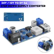 24V / 12V To 5V 5A Power Supply Module DC-DC Step-Down Buck Converter Regulator
