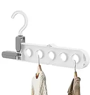 Wall Mounted Clothes Drying Rack | 5 Hole Clothes Rack,Wall Mounted Drying Rack, Laundry Drying Rack, Folding Laundry Hanger, For Wardrobe, Door Handle