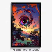 Art Poster - Unknown Nest (Psychedelic Trippy Weird 11x17 Print)
