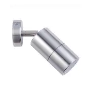 GU10 Exterior Single Adjustable Wall Pillar Light 316 Stainless Steel IP65 - PG1ASS
