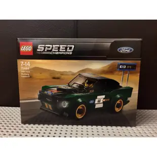 【LETO小舖】樂高 LEGO 75884 SPEED系列 1968 Ford Mustang Fastback 全新