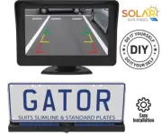 Gator 4.3" Wireless Solar Powered Reversing Camera, IP67, 12v-30v DC, - GRV43SKT