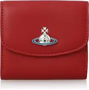 [Vivienne Westwood] 51150003 L001L Bi-Fold Wallet, RED/Silver, one Size