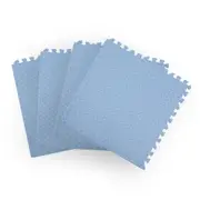 Bopeep EVA Foam Kids Play Mat Floor Kid Crawling Interlocking Home Blue 60x60
