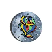 28.5mm Cartoon Fish Pattern Watch Dial For ETA 2836 2824 NH35/36 8215 Movement H