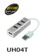 【MR3C】含稅附發票 伽利略 UH04T USB 2.0 4埠集線器