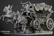 Undead Boyar Chariot Skeleton Carriage Miniature | D&D DnD |