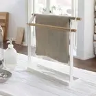 Towel Rack Freestanding Headband Holder for Kitchen Laundry Rooms Countertop