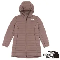 在飛比找momo購物網優惠-【The North Face】女 防風防潑水長版連帽羽絨外