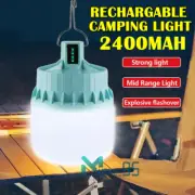 Portable LED Camping Lights with Built in Battery USB Rechargeable Lantern Bulbs