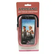 Formfit Armband. Sports Phone Case. Fits Iphones and Android. Metallic Pink.