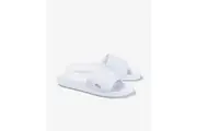 LaCoste Croco Metallic PU Slide Women's - White - Shoe size US 10 - [New - Open Box]