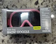 New Magellan Anti-Fog Snow Goggle Youth Pink