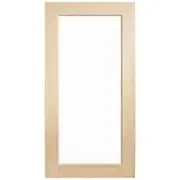 Corinthian 2340 x 1020 x 40mm Entrance Door Blonde Oak Translucent Glass AWOWS21 - 1020mm
