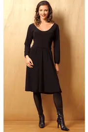 Scoop Neck L/S Dress--SAC-STRD18