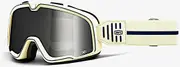 100% Barstow Arno Motocross Goggles, silver for Men