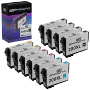 Reman Set of 10 for Epson T200XL Series T200XL120 T200XL220 T200XL320 T200XL420
