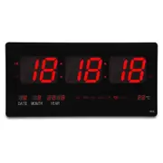 Large Digital LED Multifunctional Calendar Wall Clock Transformer Power Supply CTL-4622