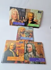 Classic Composer Lot, Baroque Period: Vivaldi, Handel, Bach CD & Booklet