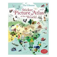 在飛比找蝦皮購物優惠-Usborne Sticker picture atlas 