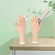 Mannequin Hand,Realistic Female Hand Practice Hand for Acrylic Nails Soft