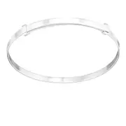 Silver Plain Bangle