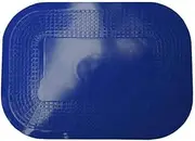 Dycem Anchorpad, Rectangle, 25cm x 35cm, Blue, Non-Slip Rubber Pad for Hospitals, Clinics, or At Home, Spill Prevention for Cups, Plates, and Bowls in the Kitchen, Office Desk Mat