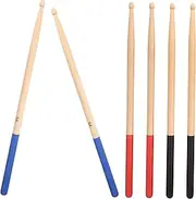 DRESSOOS 3 Pairs Non Slip Maple Wooden Drumsticks Durable Percussion Instrument for Drummers Comfortable Grip for Bands Music Accessory