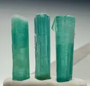 Natural Bluish Green Tourmaline Crystals Afghanistan