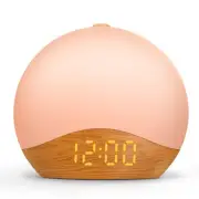Sunrise Alarm Clock White Noise Sound Machine with 26 Soothing Sounds, 17 Nig...