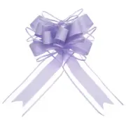 20pcs 9" Large Pull Bow Gift Wrapping Big Organza Bows Ribbon Purple