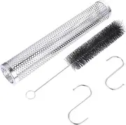 Yardwe Heavy Duty Smoker BBQ Smoke Generator Stainless Steel Mesh Tube for Outdoor Smoking