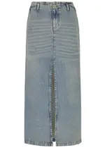 Gimaguas Leslie Denim Midi Skirt - Blue - M (UK12 / M) M (UK12 / M)