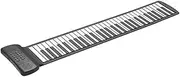 JEWEDECO 61-key Roll-up Piano Boys and Girls Digital Keyboard Portable Hand Roll Electronic Piano