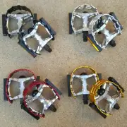 GENERIC BEAR TRAP PEDALS 9/16 FOR 3 PC CRANKS BMX BIKE PEDAL HARO ODYSSEY