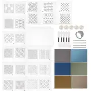 Water Soluble Sashiko Kit A4 Printed Water-soluble Cloth 8m Embroidery Thread