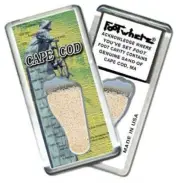 Cape Cod FootWhere® Souvenir Magnet. Made in USA