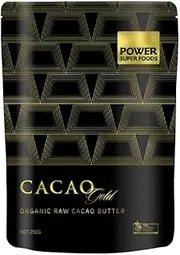 Power Super Foods Raw Organic Cacao Butter, 250g