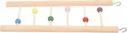 GANAZONO Wooden Parakeet Climbing Ladder Perch for Birds for Parrots Cockatiels and Lovebirds Enhances Play and Training Bird Cages